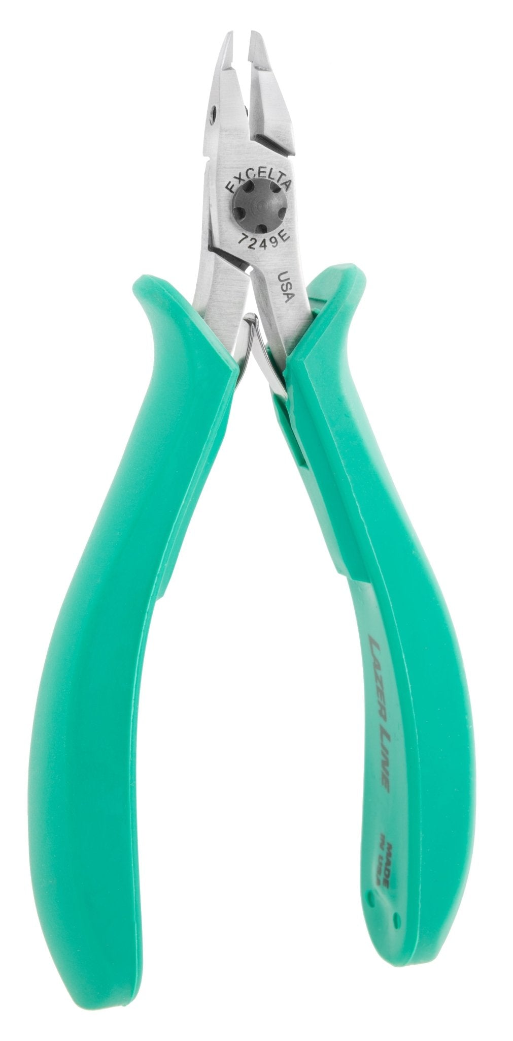 Excelta 7249E Cutters - Long Nose Fine .025" X .02" Tip - Relieved Head - Short Handle MTESolutions
