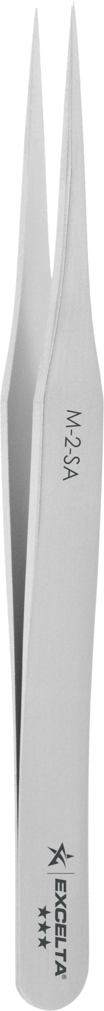 Excelta M - 2 - SA Tweezers - Mini Straight Tapered Fine Point - Anti - Mag. SS MTESolutions