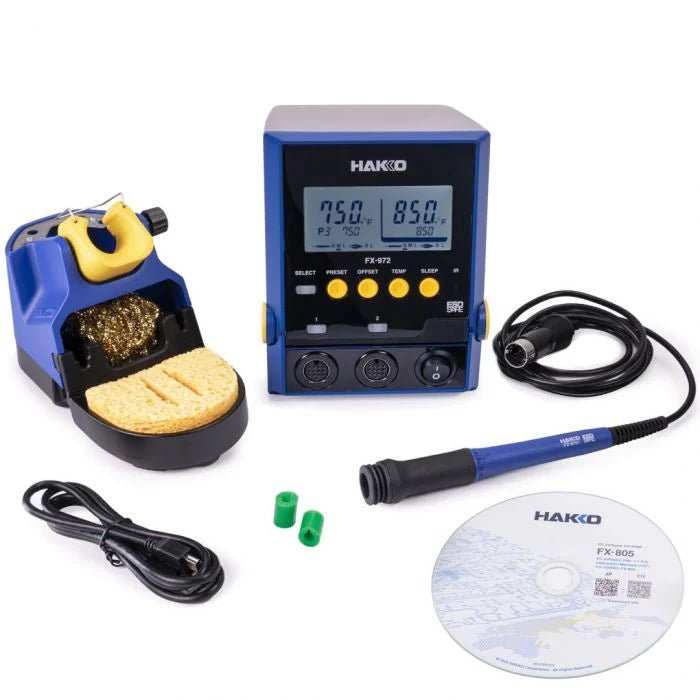 Hakko FX972 - 010 Dual - Port Soldering Station MTESolutions