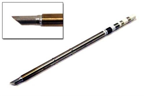 Hakko T15 - Cf4 Bevel Tinned Face Solder Tip 4Mm X 11.5Mm MTESolutions