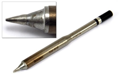 Hakko T22 - D12 Series Chisel Solder Tip, 1.2 X 10Mm For Fm2030 MTESolutions