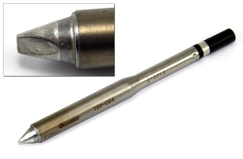 Hakko T22 - D24 Series Chisel Solder Tip, 2.4 X 7Mm For Fm2030 MTESolutions
