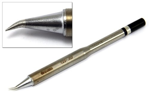 Hakko T22 - J02 Series Bent Solder Tip, R0.6 X 4Mm For Fm2030 MTESolutions