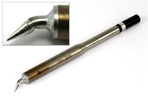 Hakko T22 - Jd08 Series Bent Chisel Solder Tip, .8 X 6.3Mm For Fm2030 MTESolutions