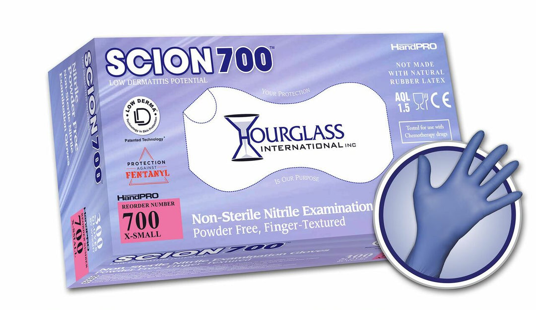 Hourglass, Scion700 Nitrile Exam Gloves MTESolutions