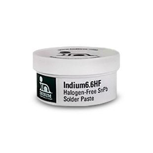 Indium 6.6HF Solder Paste PASTEOT - 801641 - 500G, Lead Free, SAC305 | 500g, MOQ: 6 MTESolutions