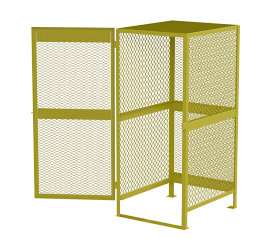 Jamco Products CV051YP Mesh Cabinet for Gas Cylinders MTESolutions