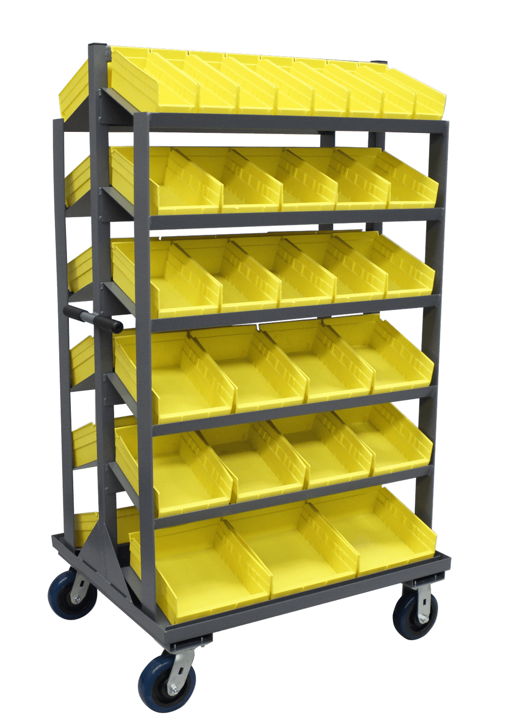 Jamco Products RB336U600GP Mobile Sloped Shelf Truck MTESolutions