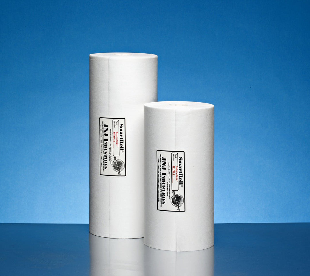 JNJ Industries 401PW - 9 Selectawipe 9 in x 9 in, 200 Wipes per Roll, 12 Rolls per Case MTESolutions