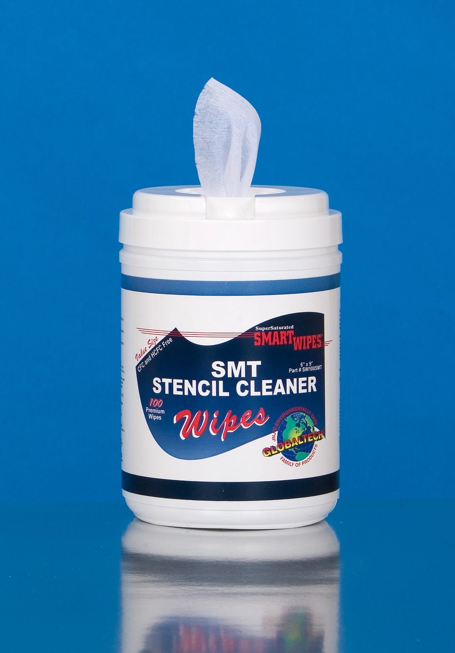 JNJ Industries SW100SMT, SMT Stencil Cleaner Wipes, 6"x9", 100 Wipes/Canister, 12 Canisters/Case MTESolutions