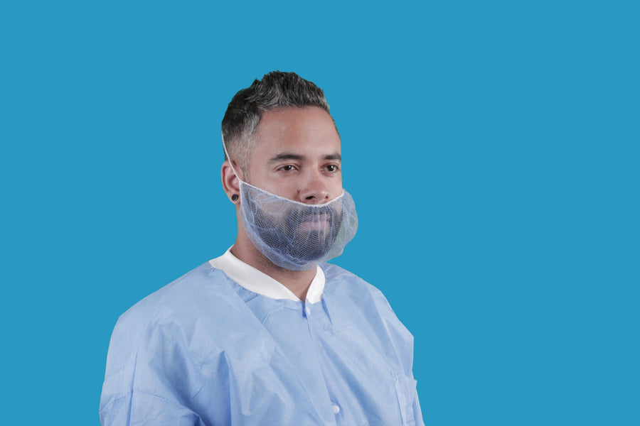Keystone Beard Covers 112HPI - Blue - 1000/Case MTESolutions