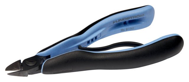Lindstrom Precision Micro Cut Diagonal Cutter with Oval Head & ESD Safe Handle for hard materials MTESolutions