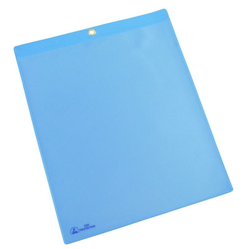 Menda 34451, Esd Shop Traveler, Blue, 10"X12", Metal Grommet, 10 Pk MTESolutions