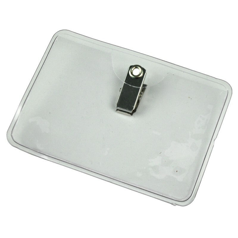 Menda 35021, Holder, Badge, Clip - On, Horiz Format, 3 - 5 - 8Inx2 - 3 - 8In (Is) MTESolutions