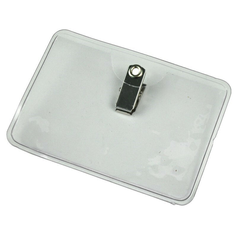 Menda 35022, Holder, Badge, Clip - On, Horiz Format, 3 - 7 - 8Inx2 - 5 - 8In (Is) MTESolutions