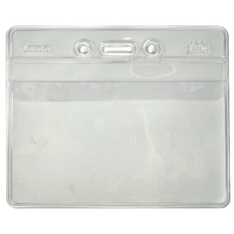 Menda 35045, Holder,Badge,Flap,Horiz Format,3 - 7 - 8Inx2 - 5 - 8In (Is) MTESolutions