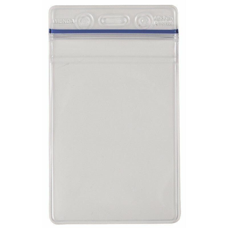 Menda 35046, Holder,Badge, Zipper,Vert Format,2 - 5 - 8Inx3 - 7 - 8In (Is) MTESolutions