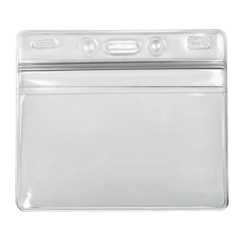 Menda 35047, Holder,Badge, Zipper,Horiz Format,3 - 7 - 8Inx2 - 5 - 8In (Is) MTESolutions