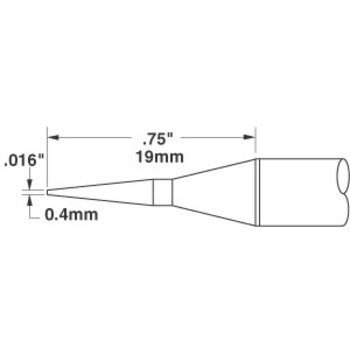 Metcal SSC - 745A, Solder Tip 60° Bevel 0.016 In MTESolutions