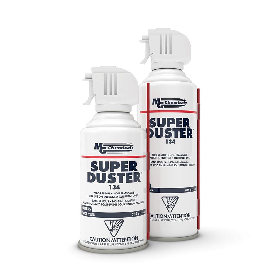MG Chemicals 402A, Super Duster 134, Aerosol, 285g/450g, Case of 10 MTESolutions