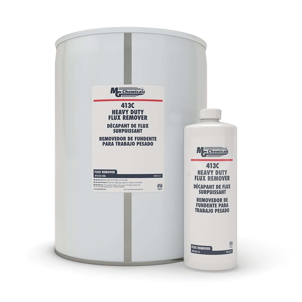 MG Chemicals 413C - 1L, Heavy Duty Flux Remover, 1L Bottle, Case of 6 MTESolutions