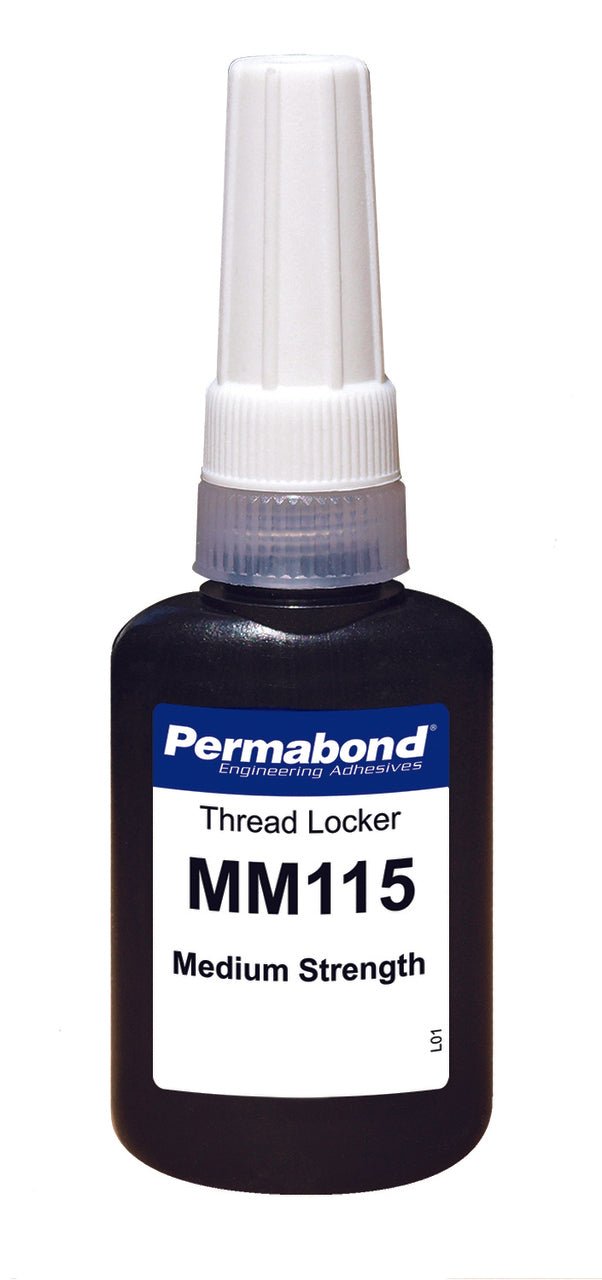 Permabond AA001150010B0101, MM115 Anaerobic Threadlocker, 10mL Bottle, Case of 10 MTESolutions