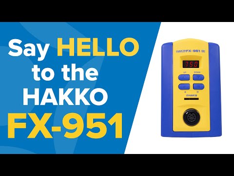 Hakko FX951-Digital Soldering Station ESD Safe