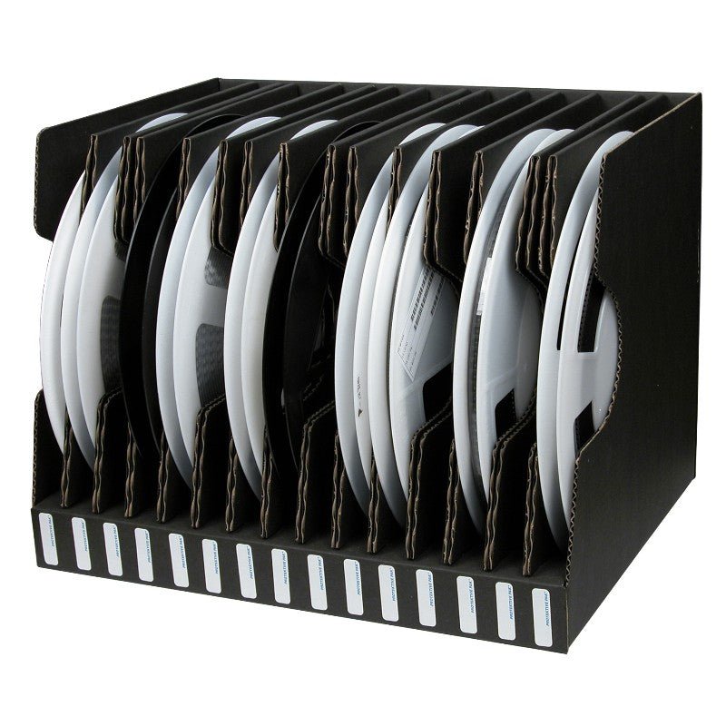 Protektive Pak 37564 Reel Holder, 13 inch, 15 Slots 17 - 1/2 X 13 - 11/16 X 13 - 1/4 in MTESolutions