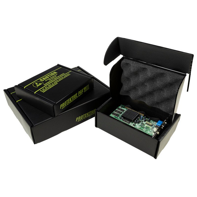 Protektive Pak 38847 Plastek Circuit Board Shipper, W/Black Foam, 7 X 5 X 2 - 1/2 in MTESolutions