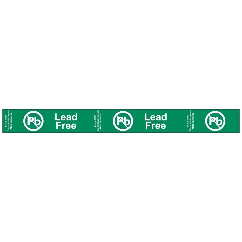 Protektive Pak 47105 Tape, Marking, Lead - Free, 1 in x 360 ft MTESolutions