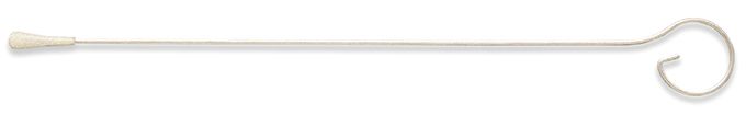 Puritan 25 - 800 A 50 CalgiSwab 5.5 inch Sterile Mini - tip Calcium Alginate Nasopharyngeal Swab w/Aluminum Hdle MTESolutions