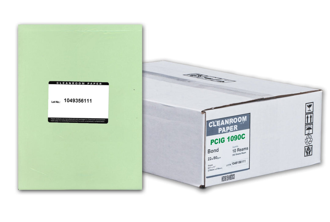 Purus Poly Cleanroom Paper 8.5X11 Green MTESolutions