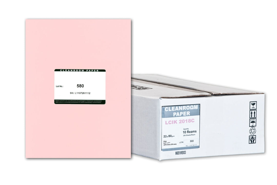 Purus Synthetic Cleanroom Paper Pink MTESolutions