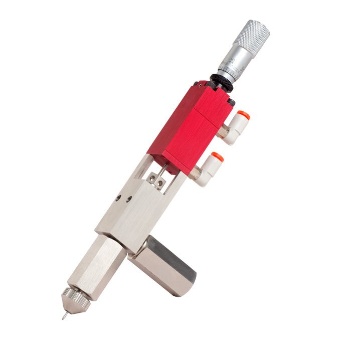 PVA Positive Displacement Dispense Valve, Micrometer, Micro Dispense (0.0001 - 0.012 Cc) MTESolutions