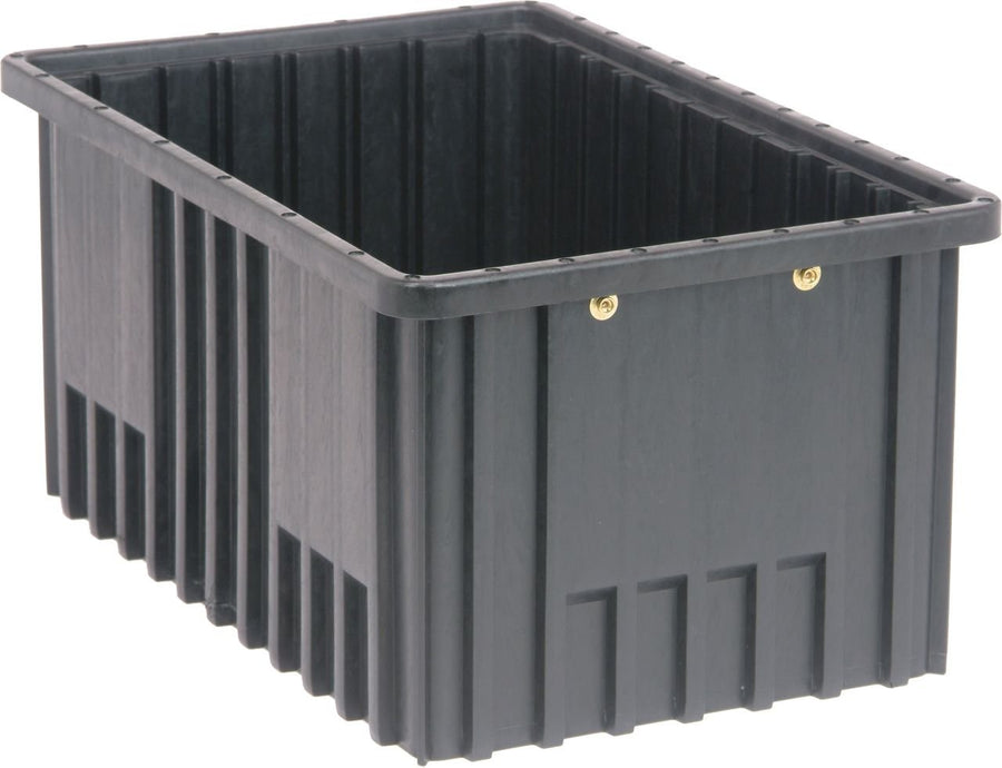 Quantum Storage Systems DG92080CO Dividable Grid Container Black Carton of 8 MTESolutions