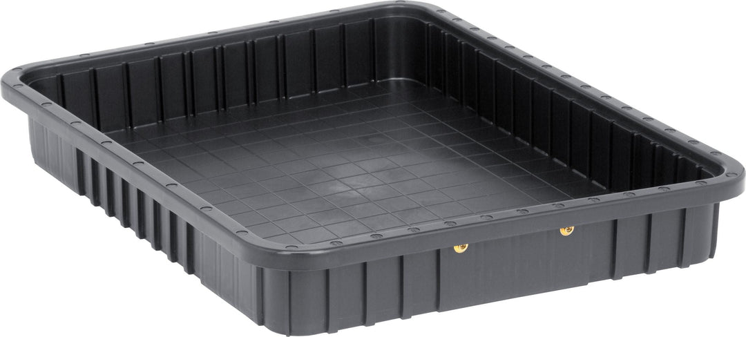 Quantum Storage Systems DG93030CO Dividable Grid Container Black Carton of 6 MTESolutions