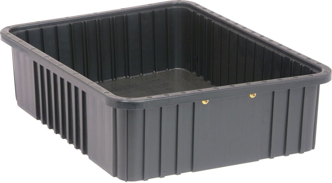 Quantum Storage Systems DG93060CO Dividable Grid Container Black Carton of 3 MTESolutions