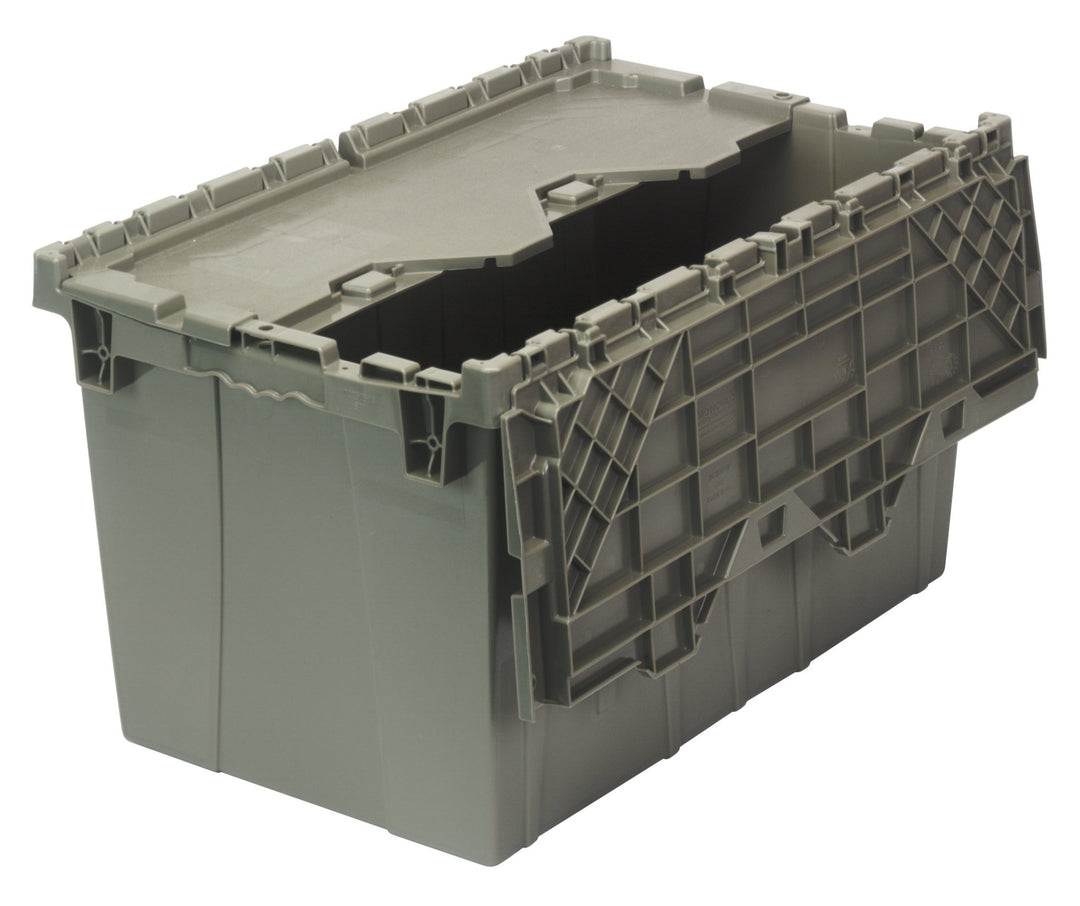 Quantum Storage Systems QDC2515 - 14 Heavy Duty Attached Top Container Gray 1 ea MTESolutions