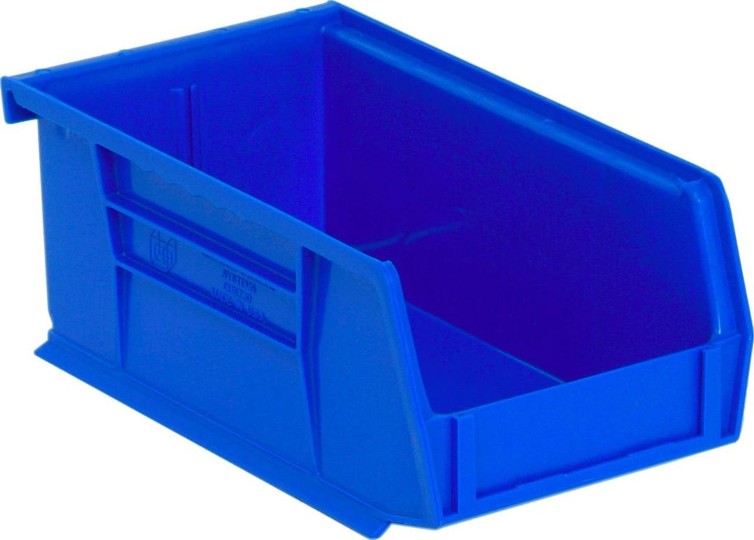 Quantum Storage Systems QUS220BL Stacking or Hanging Bin Blue / Carton of 24 MTESolutions
