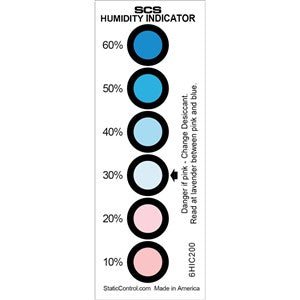 SCS 6HIC200, Humidity Card, 6 - Spot, 200/Can MTESolutions