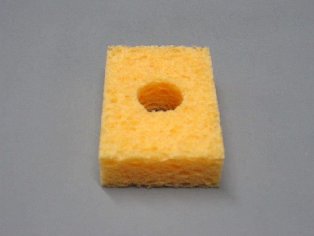 SIR Sponge S1 - P10, Soldering Sponge, 1.5” x 2.2”, Center Hole, Pack of 10, MOQ: 6 Packs MTESolutions