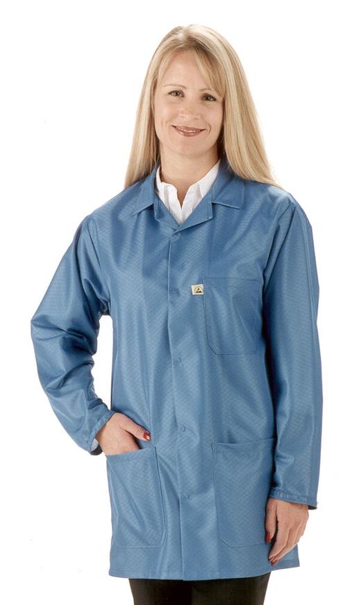 Tech Wear Leq - 43 Econoshield Ecx - 500 Blue Esd Smock MTESolutions