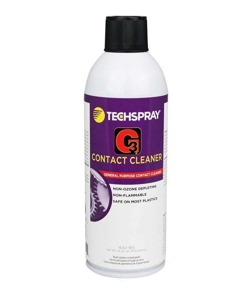 Techspray 1632 - 16S, G3 Contact Cleaner, 16oz Aerosol MTESolutions