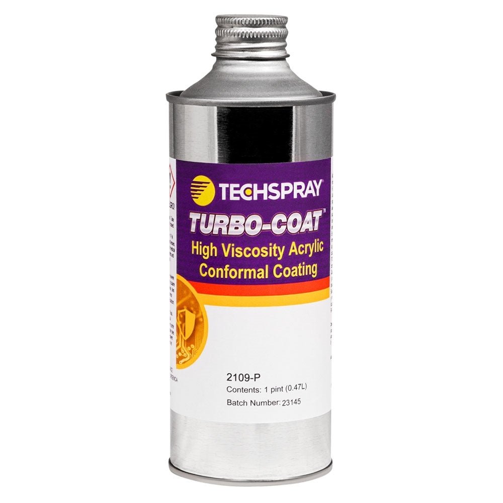 Techspray 2109 - P Acrylic Conformal Coating, High viscosity - 1 pt, liquid / 2 per case MTESolutions