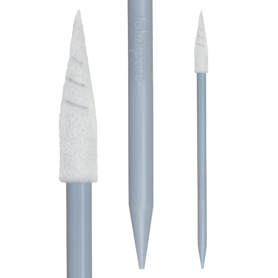 Teknipure TKS503E, Tekniswab Pointed Spiral Foam Dual End ESD Swab, 2.618 in, 2500 per case MTESolutions