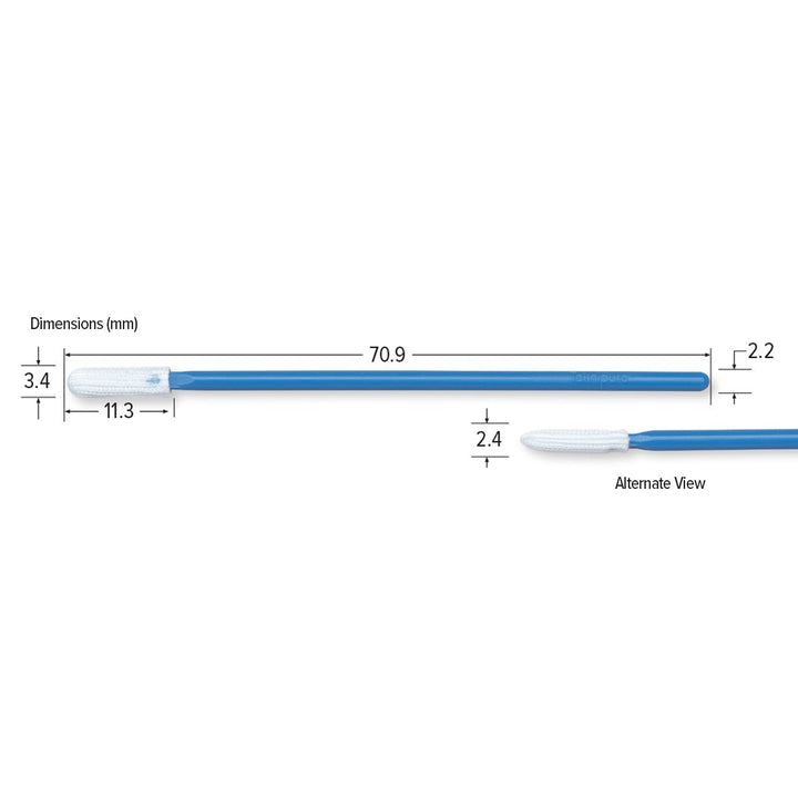 Teknipure TKS551P, TekniSwab Polyester Small Swab, 2.791 in, 2500 per case MTESolutions