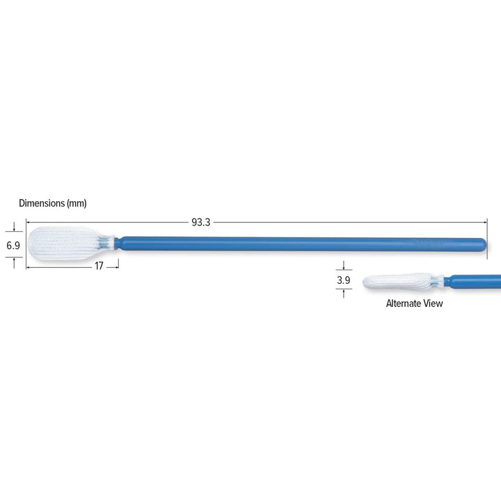 Teknipure TKS552P Tekniswab Polyester Medium Swab, 3.673 in, 2500 per case MTESolutions