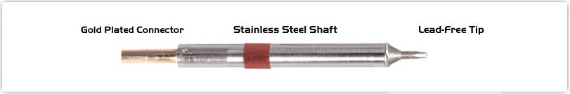 Thermaltronics K80Ch010A Chisel 30Deg 1.0Mm (0.04") MTESolutions