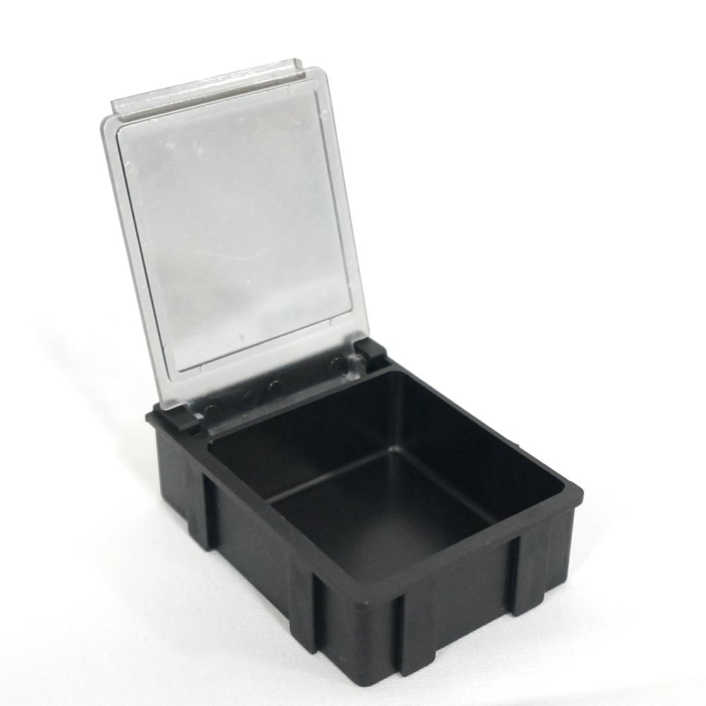 Transforming Technologies SM0882 ESD Safe SMD Storage Box Transparent Lid, Case of 25 MTESolutions