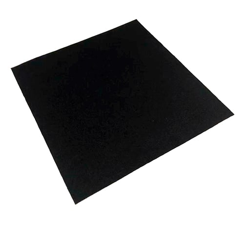 Transforming Technologies WP8200 Cleanroom Wiper - 9"x9" Black ESD Poly Wiper, Pack of 150 MTESolutions
